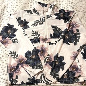 Nude Floral Windbreaker